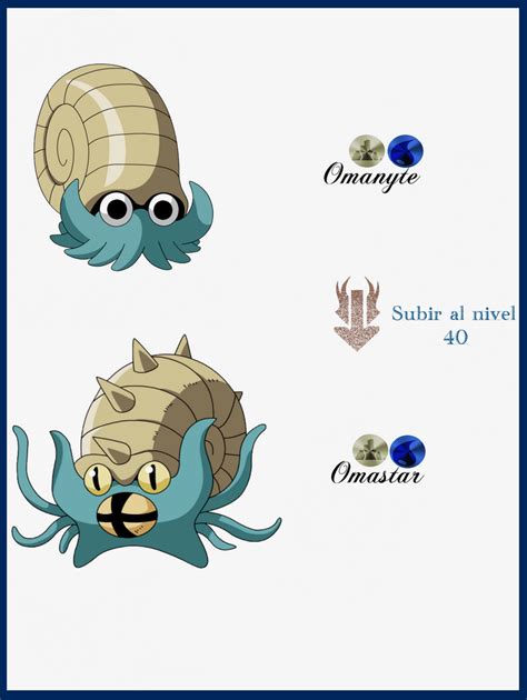 omanyte evolution chart.